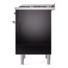 ILVE Nostalgie II 36" UP36FNMPBKC Dual Fuel Range right side