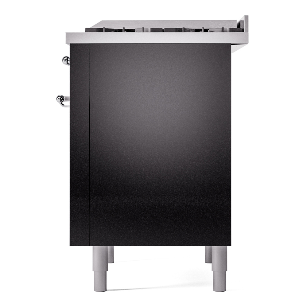 ILVE Nostalgie II 36" UP36FNMPBKC Dual Fuel Range right side
