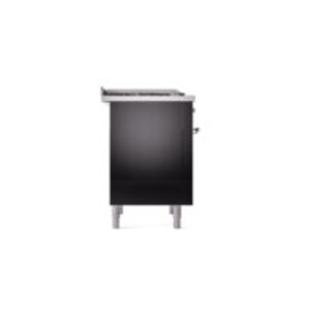 ILVE Nostalgie II 36" UP36FNMPBKC Dual Fuel Range left side