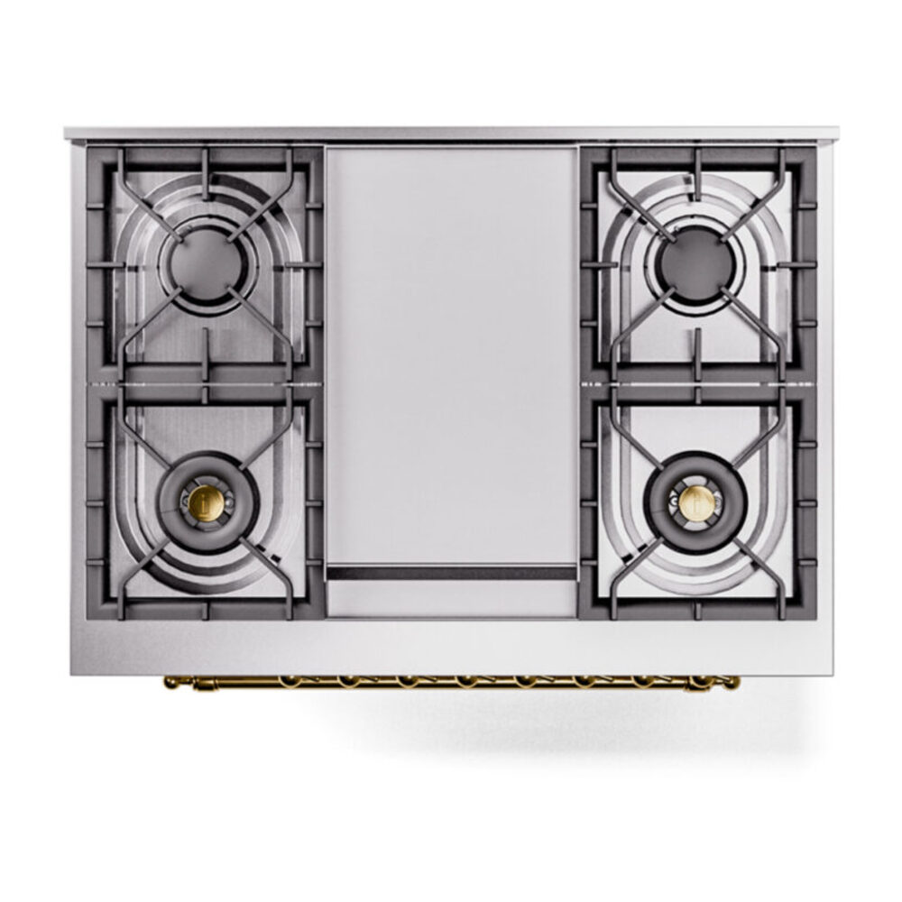 ILVE Nostalgie II 36" UP36FNMPBKGLP Dual Fuel Range top view