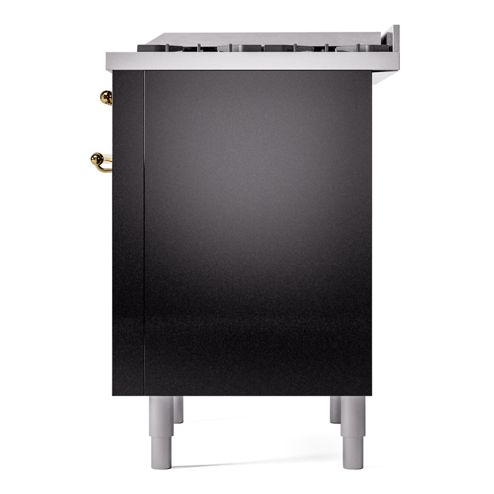 ILVE Nostalgie II 36" UP36FNMPBKGLP Dual Fuel Range right side