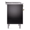 ILVE Nostalgie II 36" UP36FNMPBKG Dual Fuel Range left side