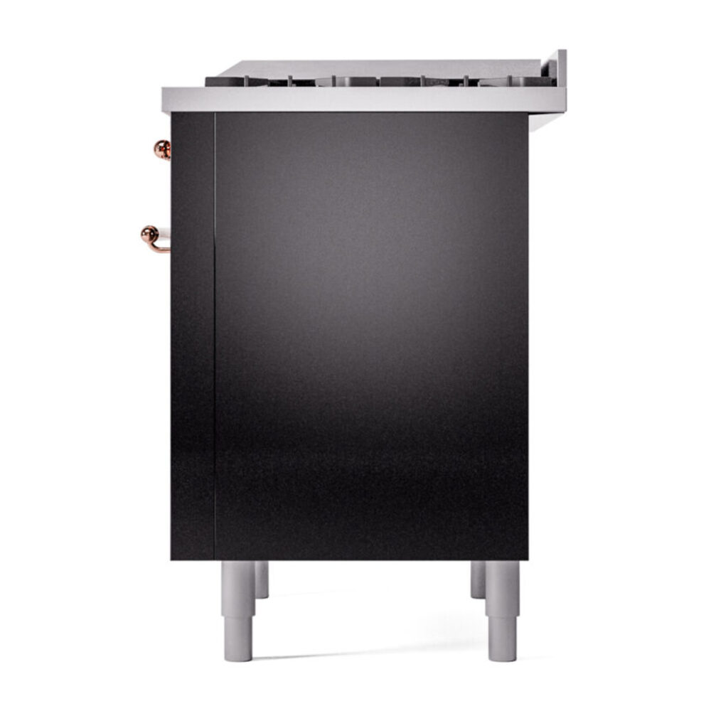 ILVE Nostalgie II 36" UP36FNMPBKPLP Dual Fuel Range right side