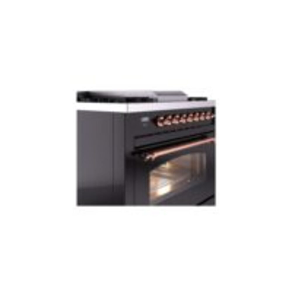 ILVE Nostalgie II 36" UP36FNMPBKP Dual Fuel Range details