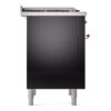 ILVE Nostalgie II 36" UP36FNMPBKP Dual Fuel Range left side