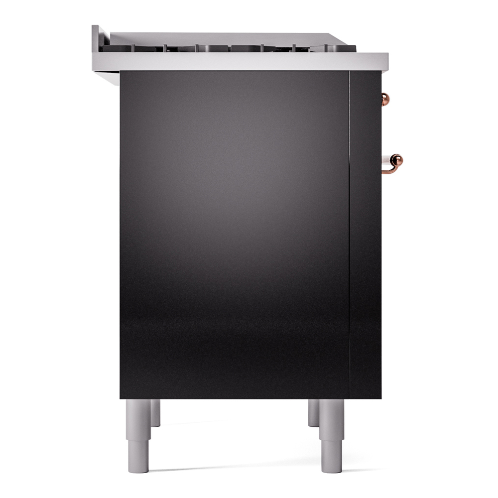 ILVE Nostalgie II 36" UP36FNMPBKP Dual Fuel Range left side
