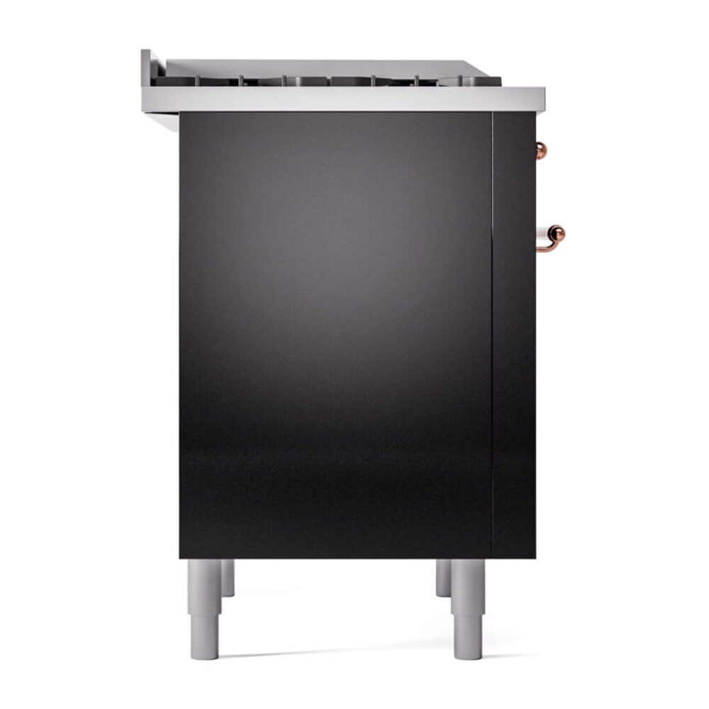 ILVE Nostalgie II 36" UP36FNMPBKP Dual Fuel Range left side