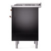 ILVE Nostalgie II 36" UP36FNMPBKP Dual Fuel Range right side