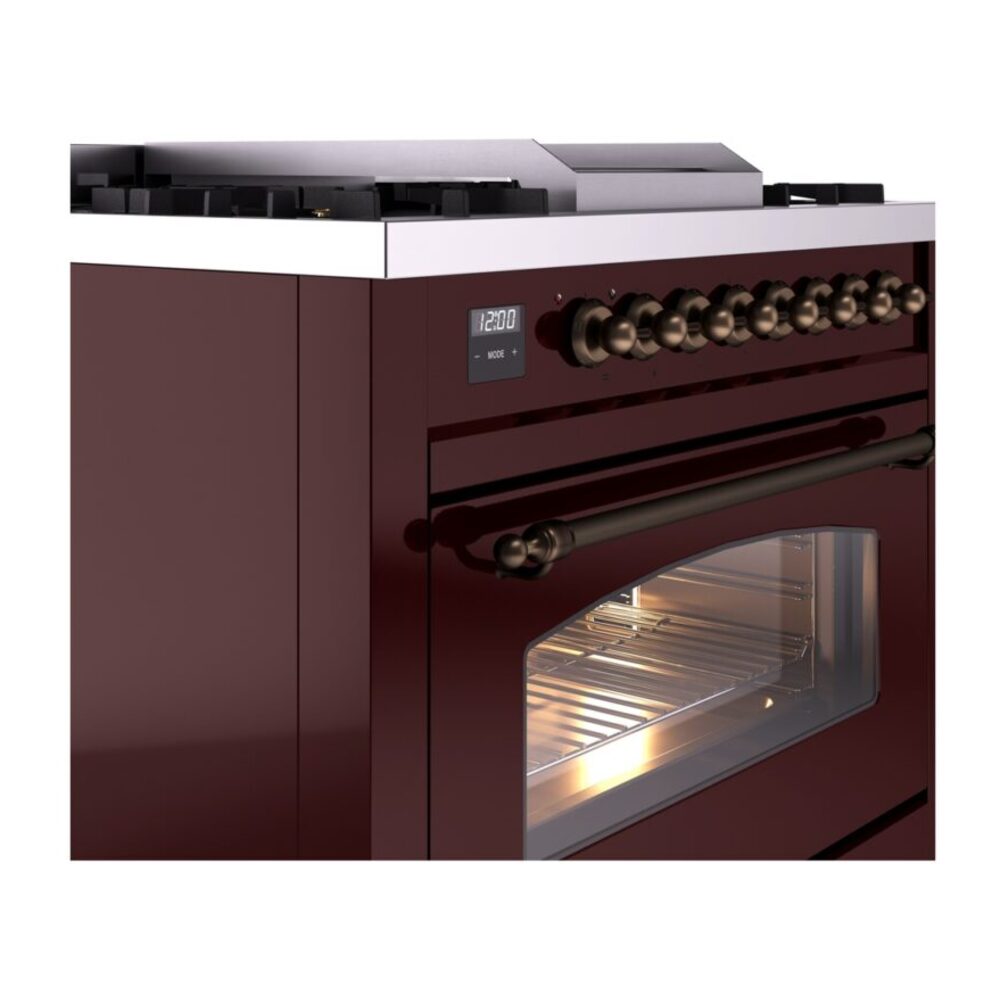 ILVE Nostalgie II 36" UP36FNMPBUB Dual Fuel Range details