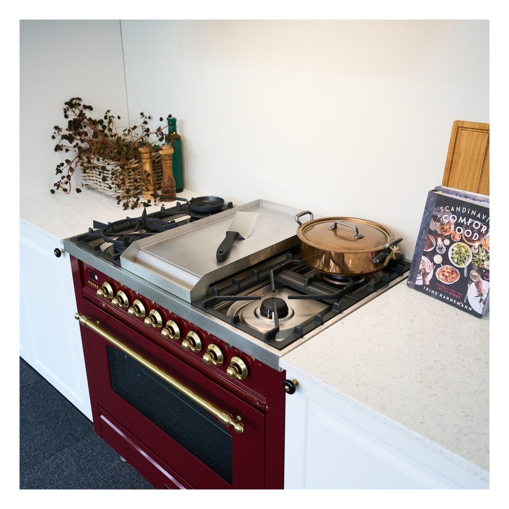 ILVE UP36FNM Nostalgie II 36 inch Dual Fuel Range with 6 Burners and Griddle