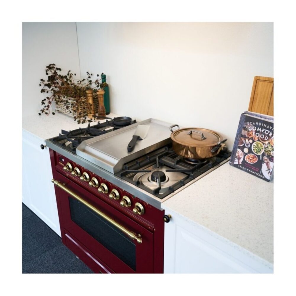ILVE UP36FNM Nostalgie II 36 inch Dual Fuel Range with 6 Burners and Griddle