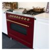 ILVE UP36FNM Nostalgie II 36 inch Dual Fuel Range with 6 Burners and Griddle