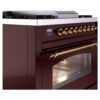 ILVE Nostalgie II 36" UP36FNMPBUG Dual Fuel Range details