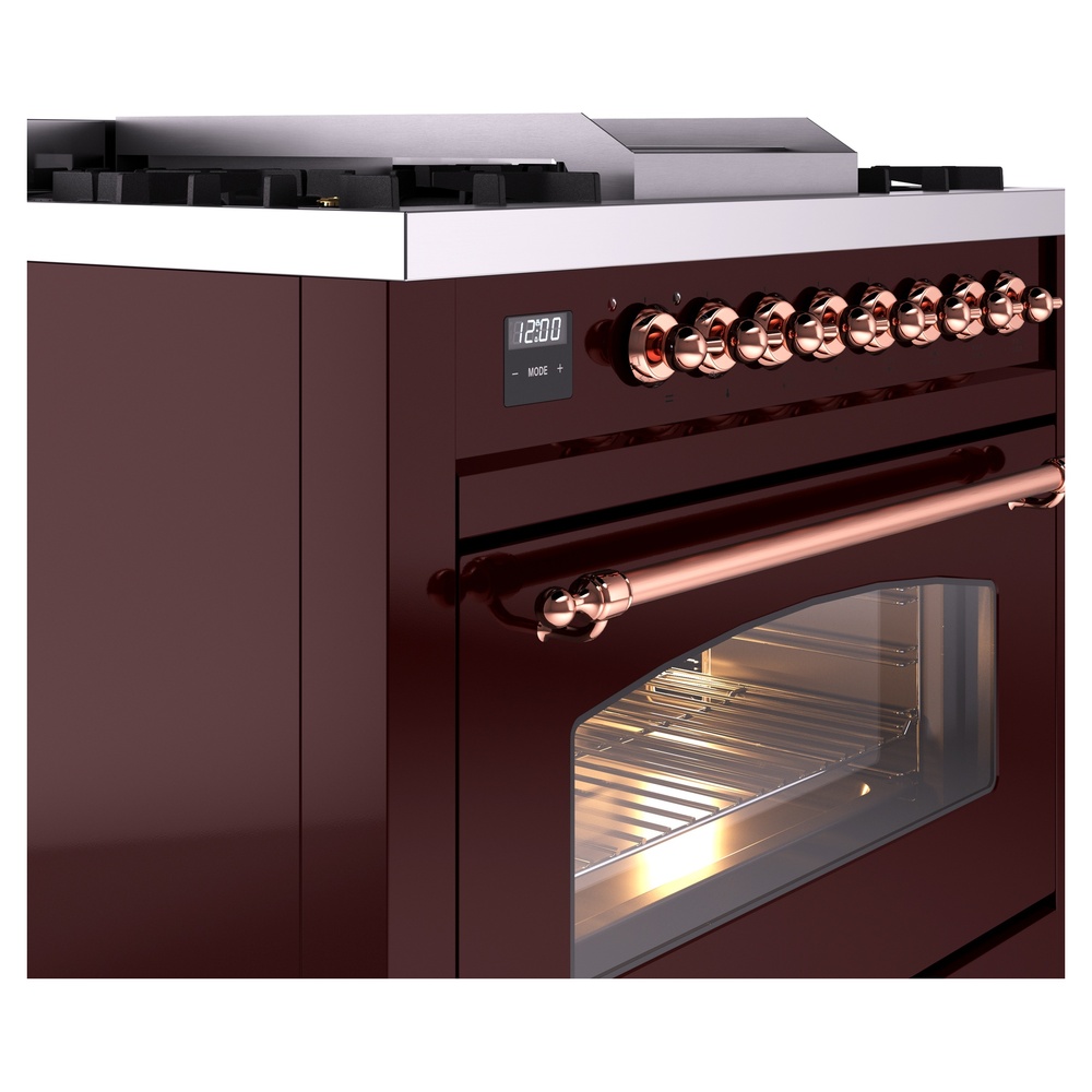ILVE Nostalgie II 36" UP36FNMPBUPLP Dual Fuel Range details