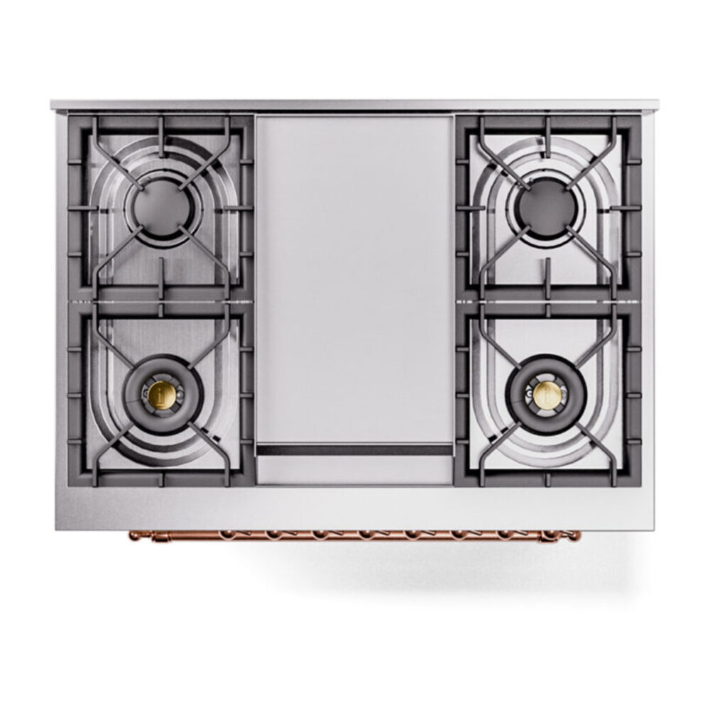 ILVE Nostalgie II 36" UP36FNMPBUG Dual Fuel Range top view