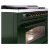 ILVE Nostalgie II 36" UP36FNMPEGB Dual Fuel Range details