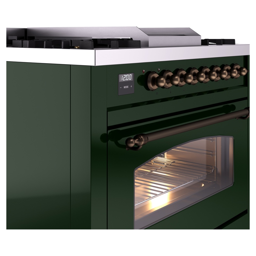 ILVE Nostalgie II 36" UP36FNMPEGB Dual Fuel Range details