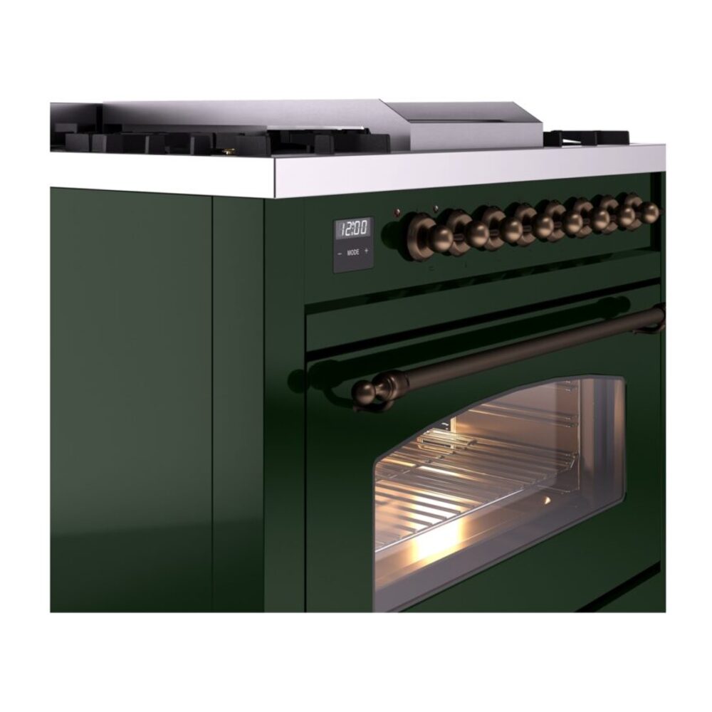 ILVE Nostalgie II 36" UP36FNMPEGB Dual Fuel Range details