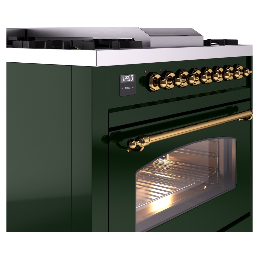 ILVE Nostalgie II 36" UP36FNMPEGGLP Dual Fuel Range details