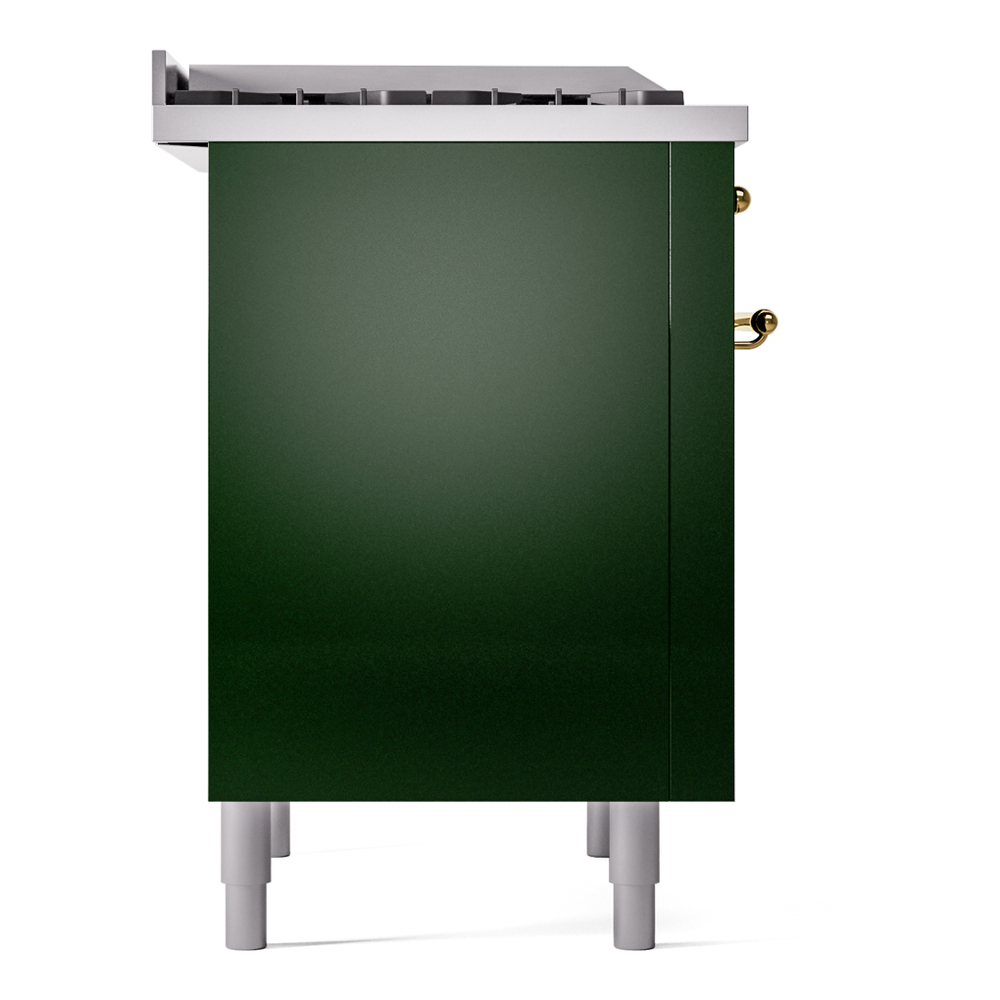 ILVE Nostalgie II 36" UP36FNMPEGGLP Dual Fuel Range left side