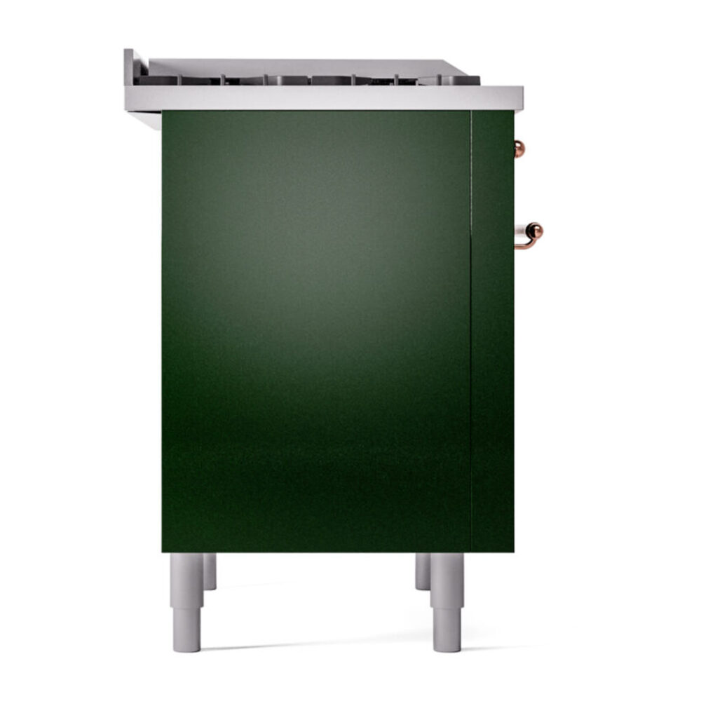 ILVE Nostalgie II 36" UP36FNMPEGG Dual Fuel Range left side