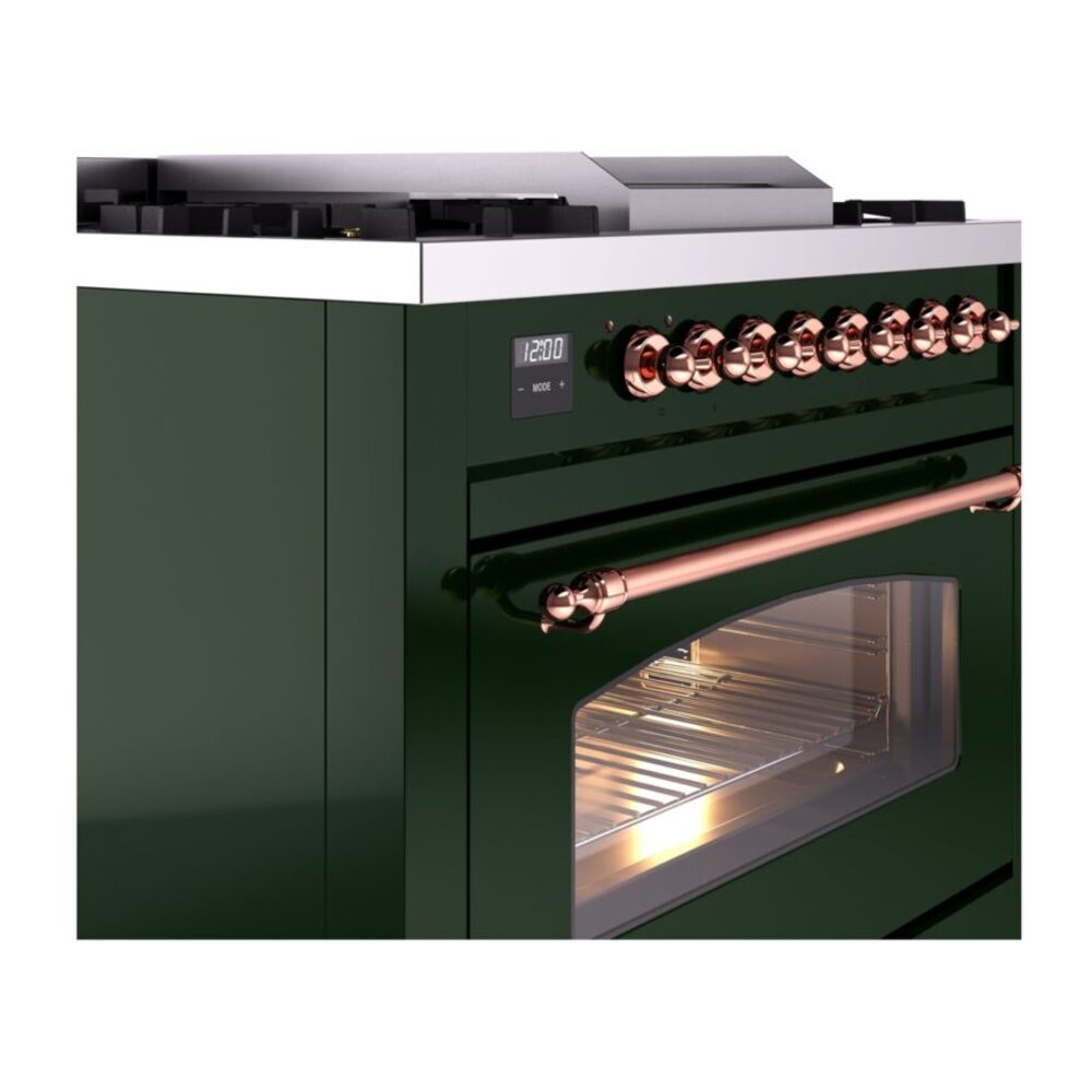 ILVE Nostalgie II 36" UP36FNMPEGPLP Dual Fuel Range details