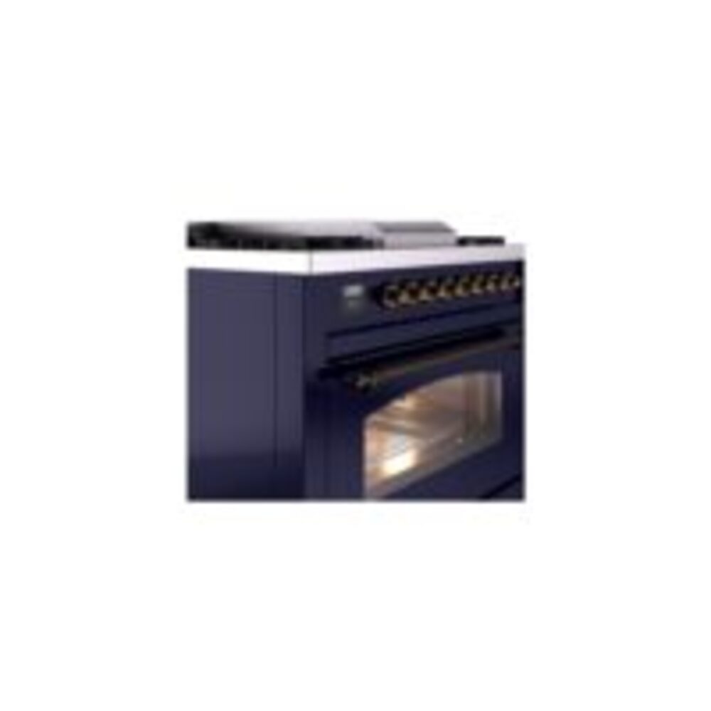 ILVE Nostalgie II 36" UP36FNMPMBBLP Dual Fuel Range details
