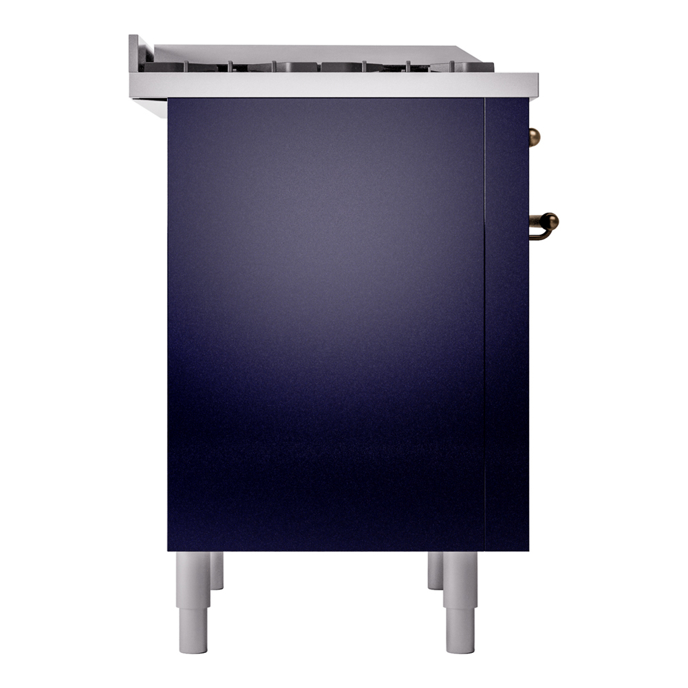 ILVE Nostalgie II 36" UP36FNMPMBB Dual Fuel Range left side