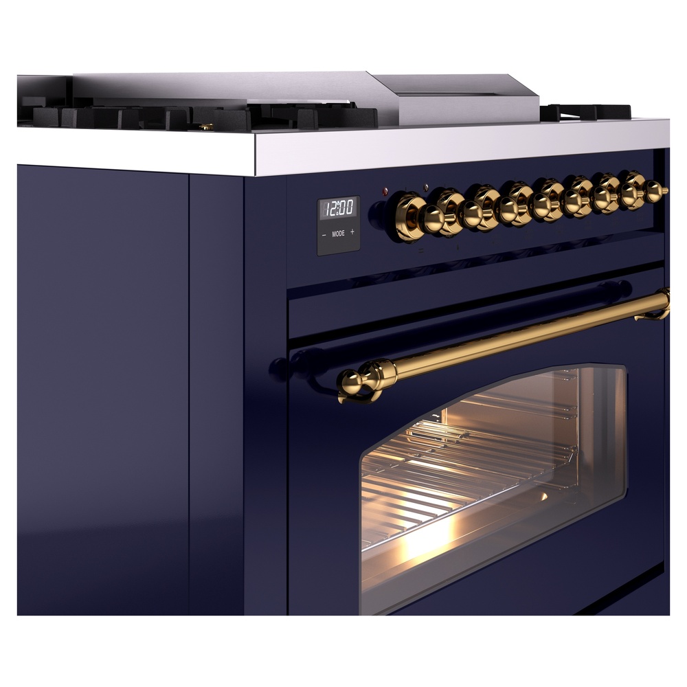ILVE Nostalgie II 36" UP36FNMPMBGLP Dual Fuel Range details