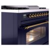 ILVE Nostalgie II 36" UP36FNMPMBG Dual Fuel Range details
