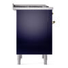 ILVE Nostalgie II 36" UP36FNMPMBG Dual Fuel Range left side