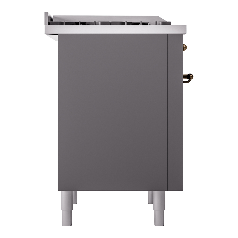ILVE Nostalgie II 36" UP36FNMPMGBLP Dual Fuel Range left side