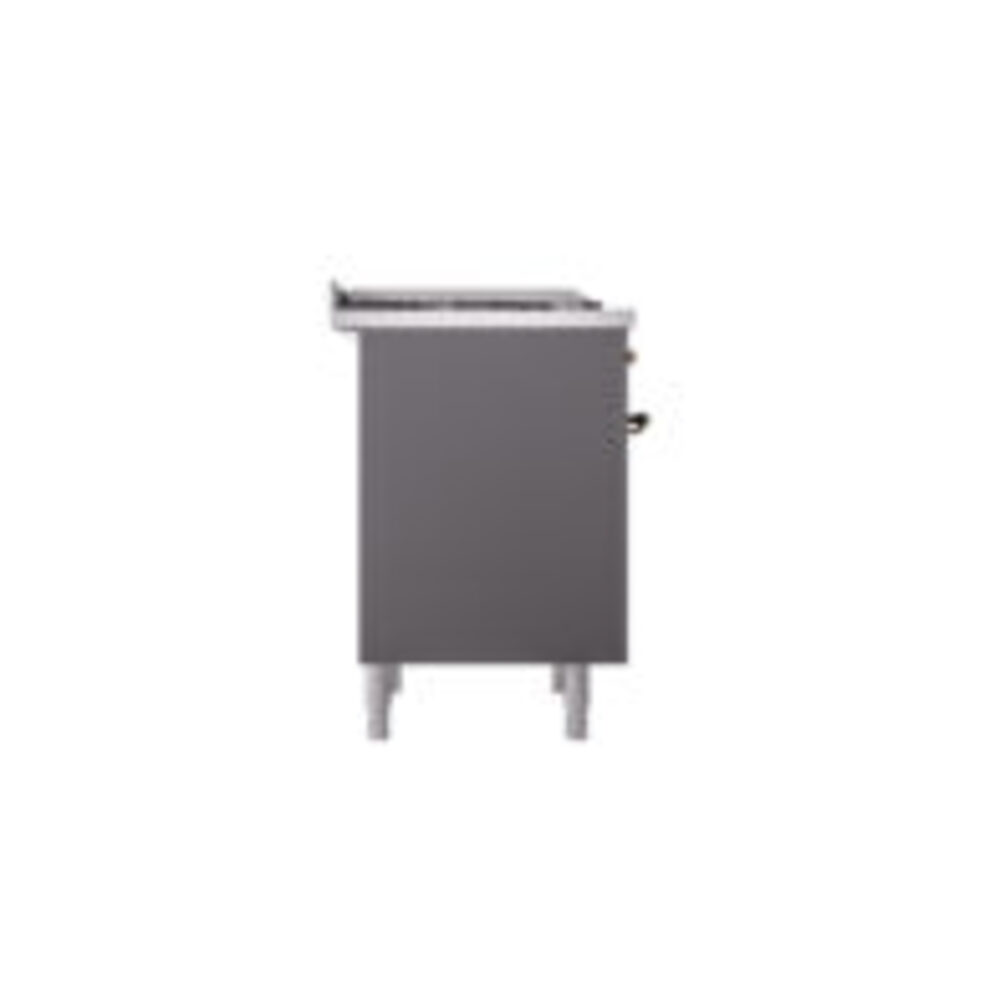 ILVE Nostalgie II 36" UP36FNMPMGBLP Dual Fuel Range left side