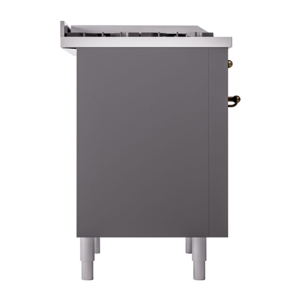 ILVE Nostalgie II 36" UP36FNMPMGBLP Dual Fuel Range left side