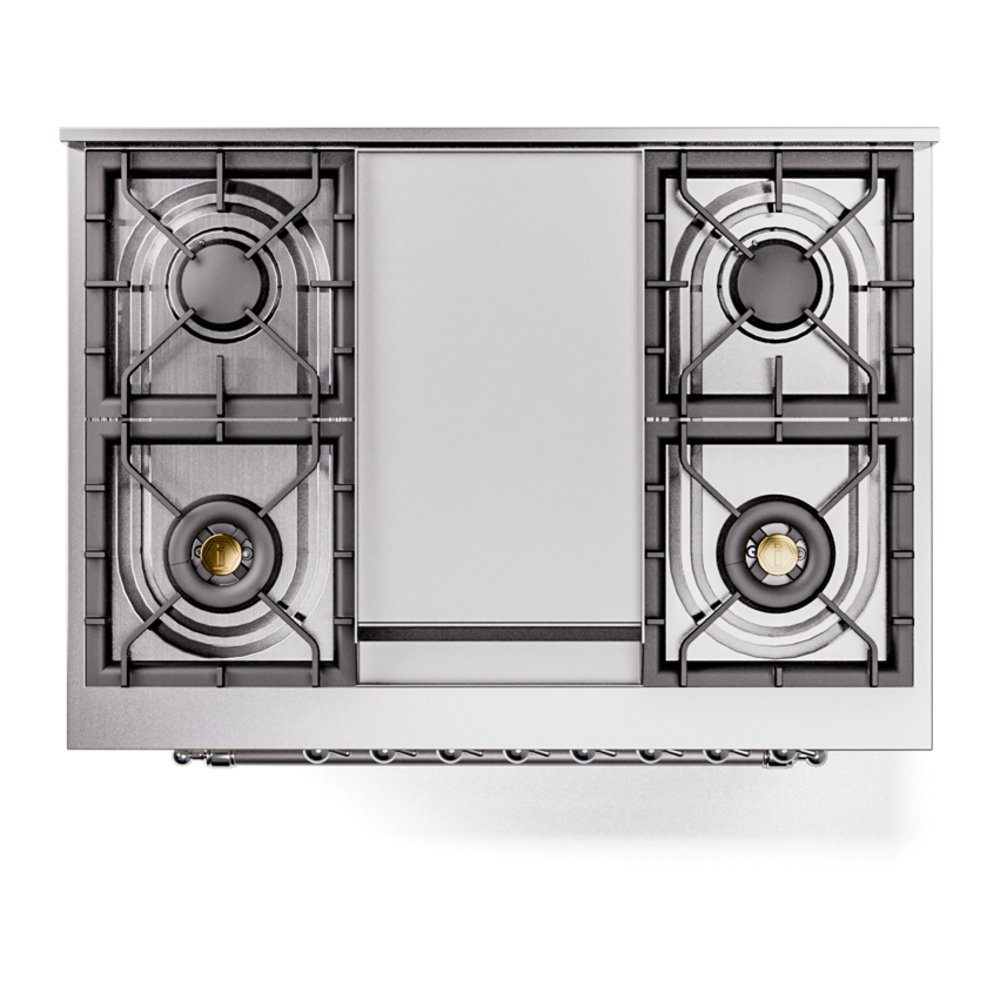 ILVE Nostalgie II 36" UP36FNMPMGC Dual Fuel Range top view