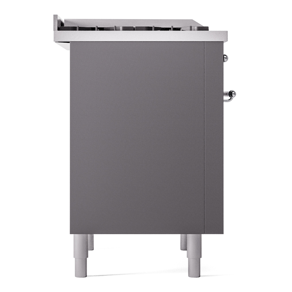 ILVE Nostalgie II 36" UP36FNMPMGC Dual Fuel Range left side