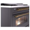 ILVE Nostalgie II 36" UP36FNMPMGGLP Dual Fuel Range details