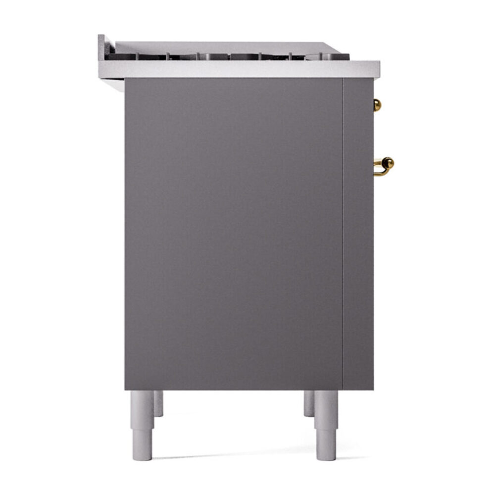 ILVE Nostalgie II 36" UP36FNMPMGGLP Dual Fuel Range left side