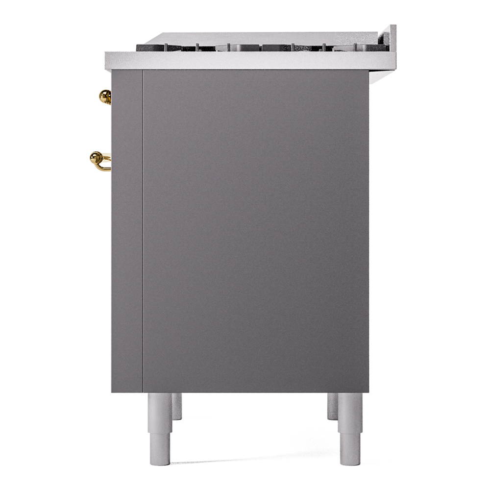 ILVE Nostalgie II 36" UP36FNMPMGGLP Dual Fuel Range right side