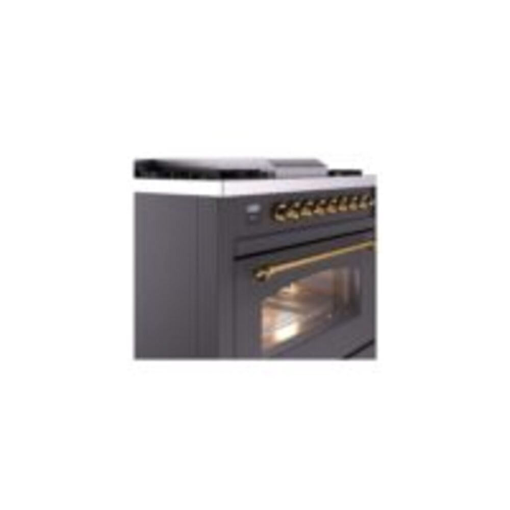 ILVE Nostalgie II 36" UP36FNMPMGG Dual Fuel Range details