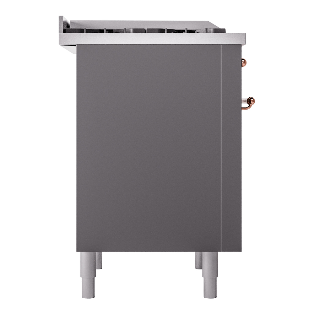 ILVE Nostalgie II 36" UP36FNMPMGPLP Dual Fuel Range left side