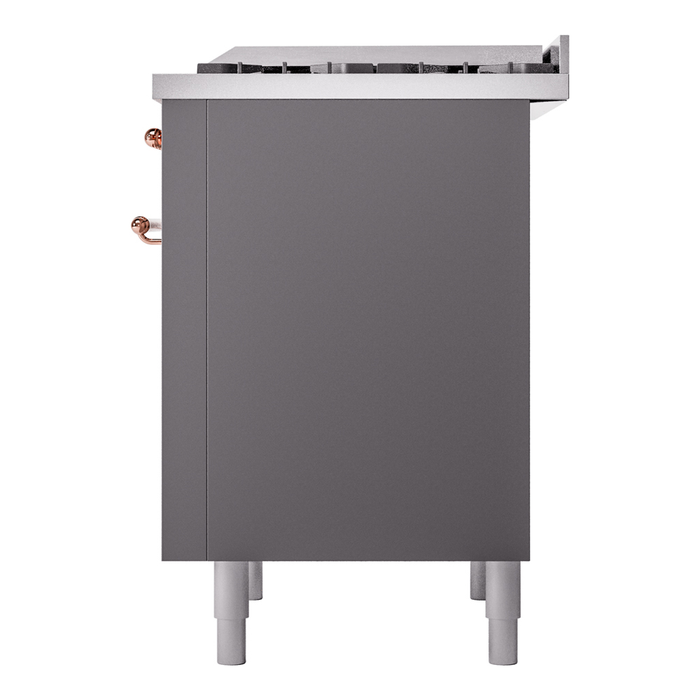 ILVE Nostalgie II 36" UP36FNMPMGPLP Dual Fuel Range right side