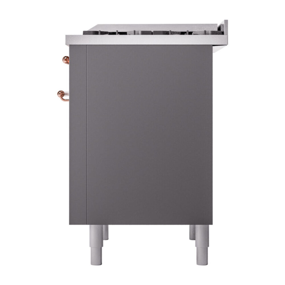 ILVE Nostalgie II 36" UP36FNMPMGPLP Dual Fuel Range right side