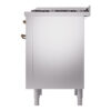 ILVE Nostalgie II 36" UP36FNMPSSB Dual Fuel Range right side