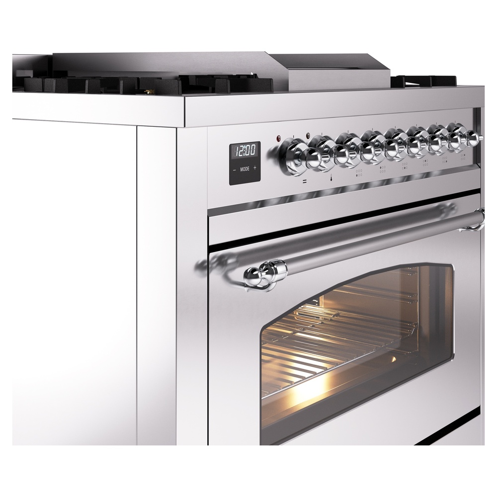 ILVE Nostalgie II 36" UP36FNMPSSCLP Dual Fuel Range details