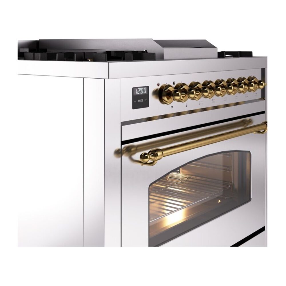 ILVE Nostalgie II 36" UP36FNMPSSG Dual Fuel Range details