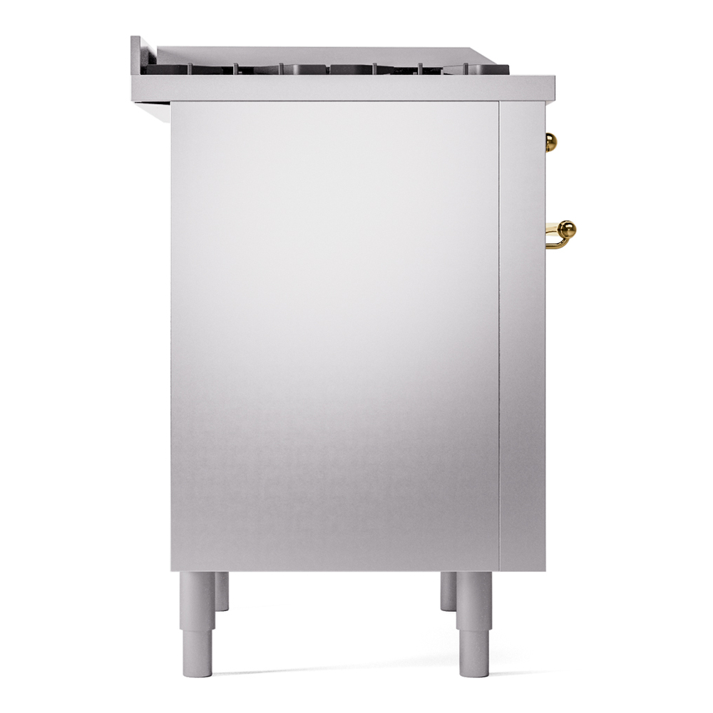 ILVE Nostalgie II 36" UP36FNMPSSG Dual Fuel Range left side