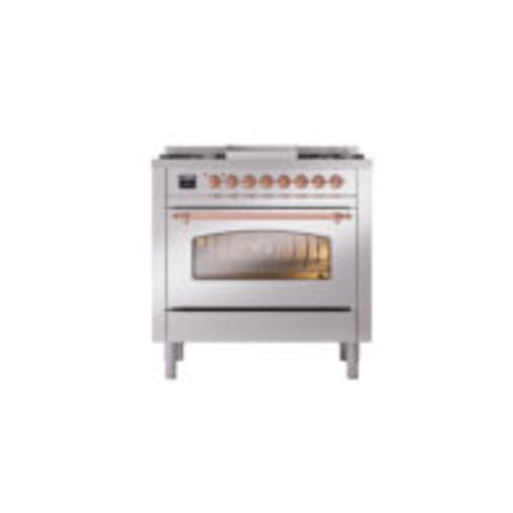 ILVE UP36FNMPSSPLP Nostalgie II 36" Dual Fuel Range, front view