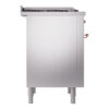 ILVE UP36FNMPSSPLP Nostalgie II 36" Dual Fuel Range, left side view
