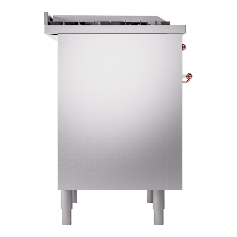 ILVE UP36FNMPSSPLP Nostalgie II 36" Dual Fuel Range, left side view